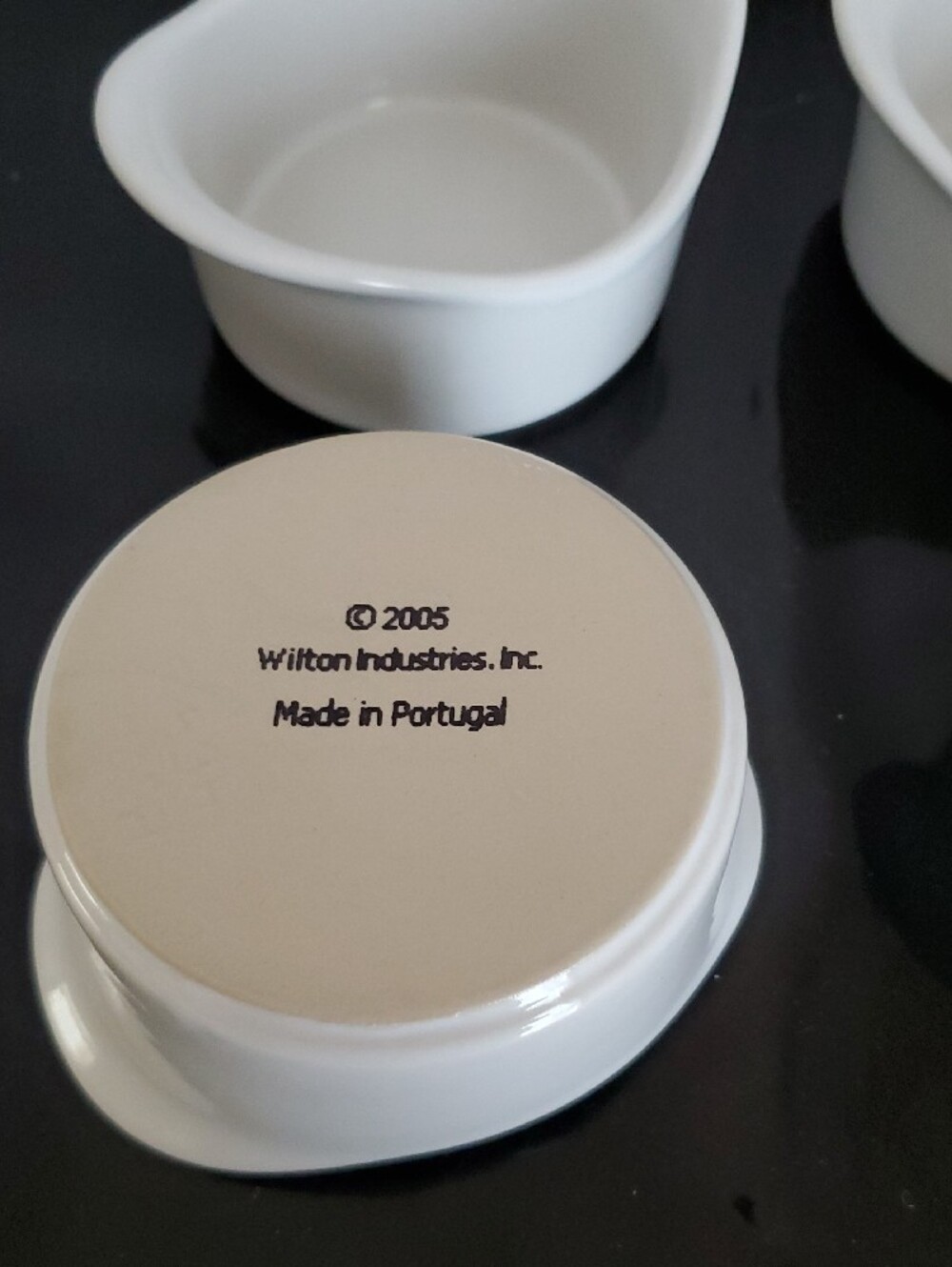 White Ceramic Baking Ramekin Set - 4 Pack - Picture 2 of 6